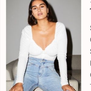 Free People white top